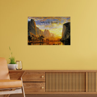 Affiche Vallée du Yosemite, art