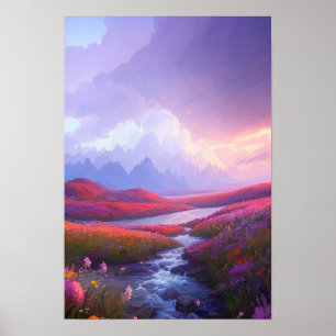 Affiche Vallée Paisible Avant La Tempête