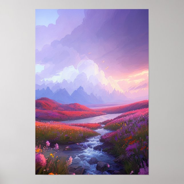 Affiche Vallée Paisible Avant La Tempête (Devant)