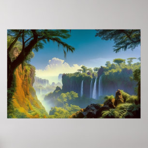 Affiche Vallée perdue dans la jungle