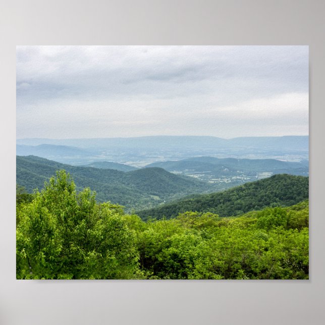 Affiche Vallée verte matin (Devant)