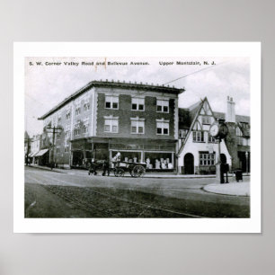 Affiche Valley Rd., Montclair, New Jersey Vintage