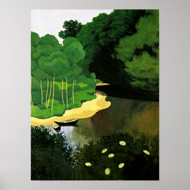 Affiche Vallotton - The Dordogne with Carrenac (Devant)