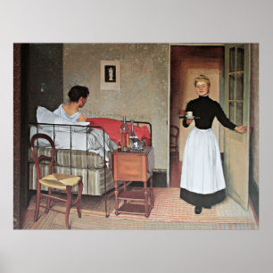 Affiche Vallotton - The Patient, fine art painting