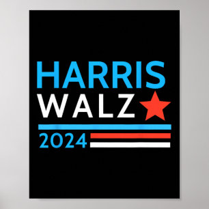 Affiche Valse 2024 Election Kamala Harris Tim Waltz 2024 1