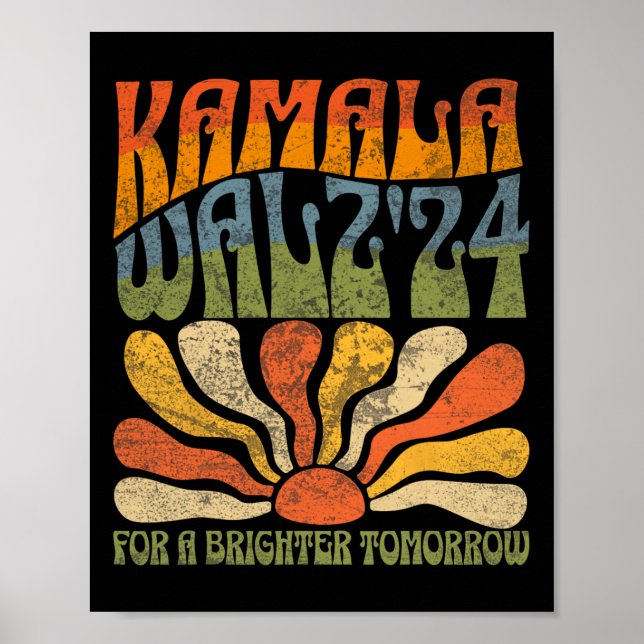 Affiche Valse 2024 Election Kamala Harris Tim Waltz 2024 5 (Devant)