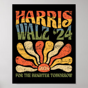 Affiche Valse 2024 Election Kamala Harris Tim Waltz 2024 5