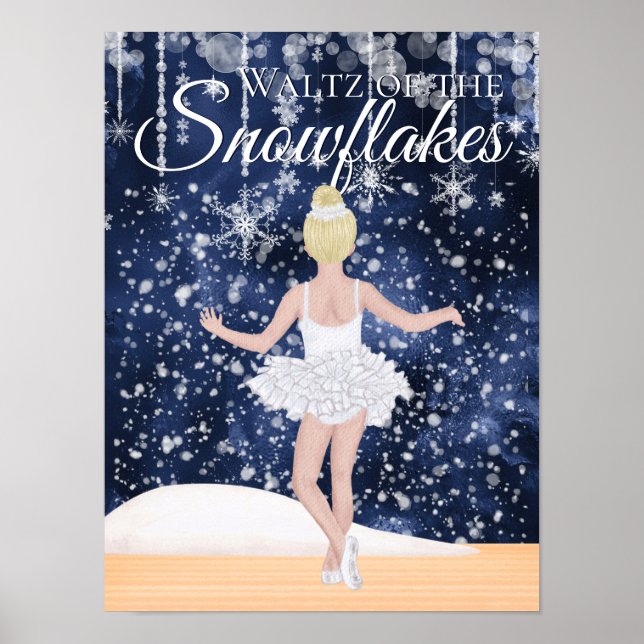 Affiche Valse des flocons de neige le ballet des crapets (Devant)