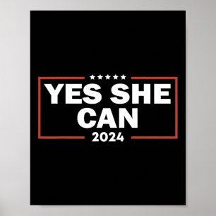 Affiche Valse Oui Elle Peut 2024 Élection Vote Kamala Harr