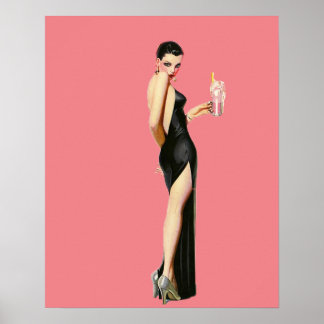 Affiche Vamp des années 1920