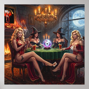Affiche Vampire Poker Girls Veulent S'amuser