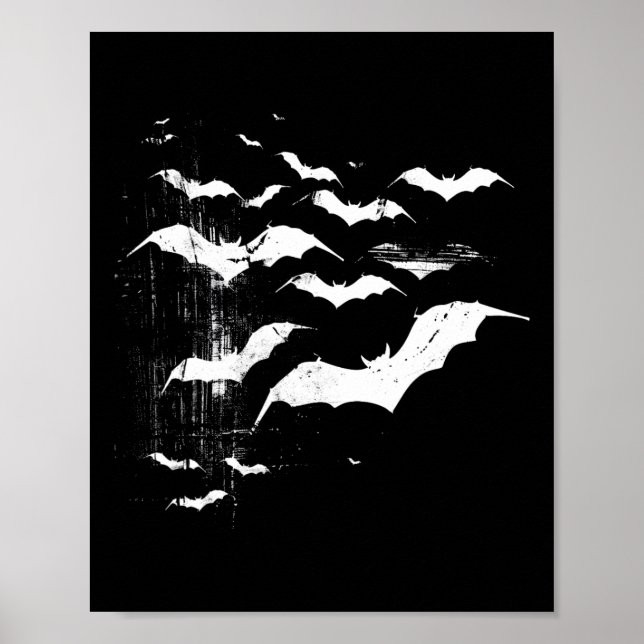 Affiche Vampire Ts Horreur Éffrayante Halloween Goth Aest (Devant)