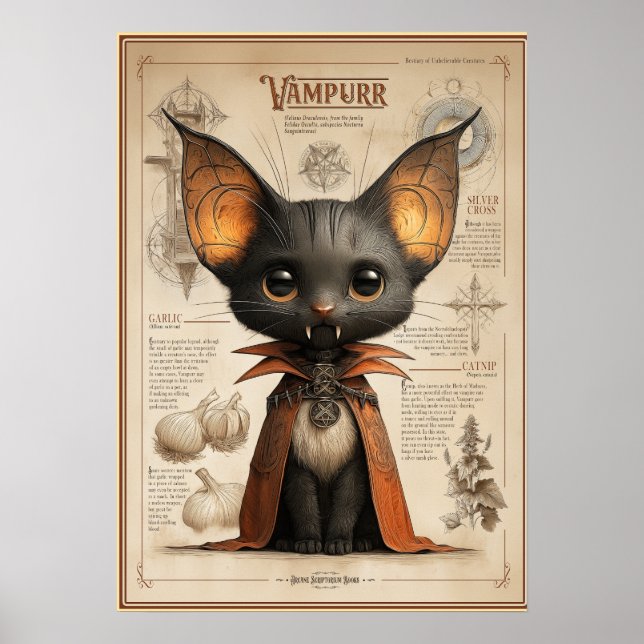 Affiche Vampurr : Créature de Vampire Félin (Devant)