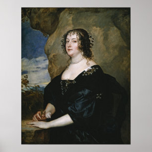 Affiche Van Dyck - Diana Cecil Countess Of Oxford