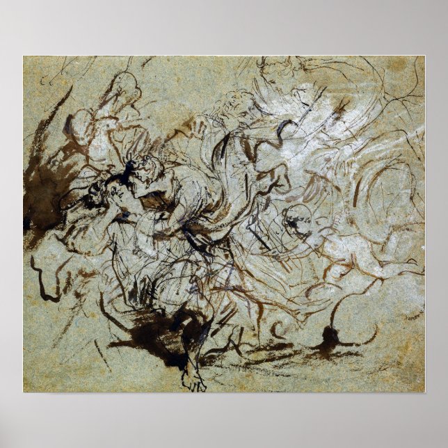 Affiche Van Dyck - Diana Et Endymion (Devant)