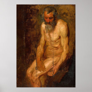 Affiche Van Dyck - Étude de figure