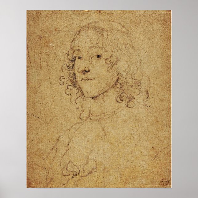 Affiche Van Dyck - Étude de portrait (Devant)