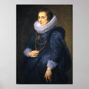 Affiche Van Dyck - Femme inconnue
