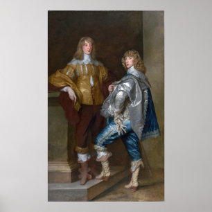 Affiche Van Dyck - John Stuart Et Frère Bernard Stuart