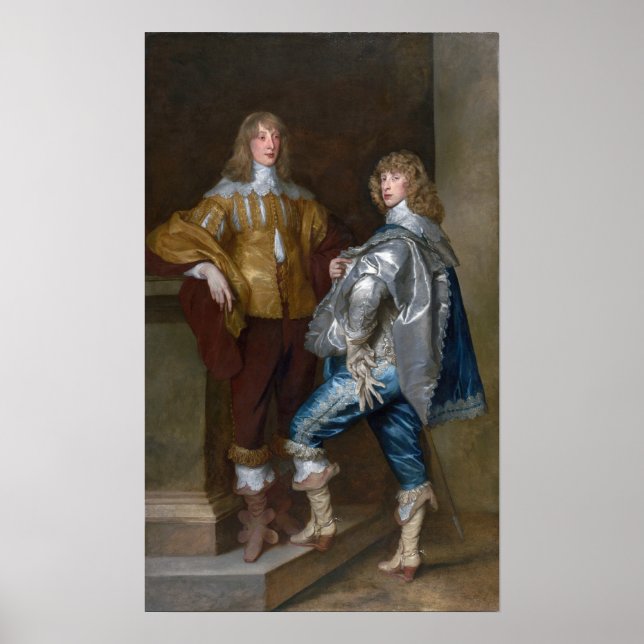 Affiche Van Dyck - John Stuart Et Frère Bernard Stuart (Devant)