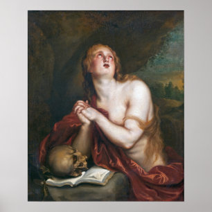 Affiche Van Dyck - La Madeleine pénitente