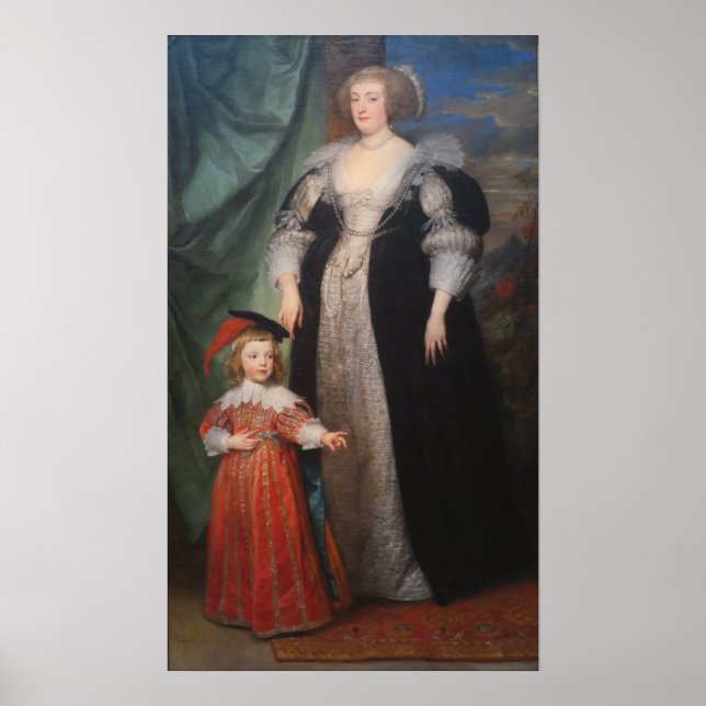 Affiche Van Dyck - Marie Claire De Croy Duchesse D'Havre … (Devant)