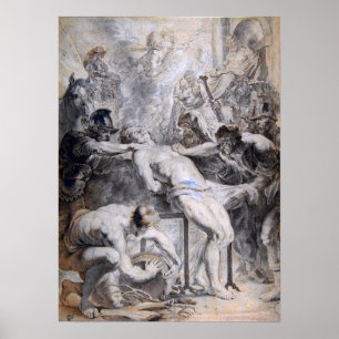 Affiche Van Dyck - Martyr Du Saint-Laurent