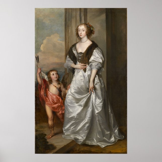 Affiche Van Dyck - Mary Villiers Comme Vénus (Devant)