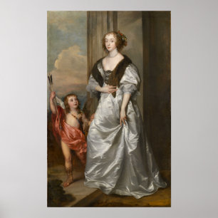 Affiche Van Dyck - Mary Villiers en Vénus