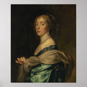 Affiche Van Dyck - Penelope Lady Bayning Later Lady Herbe.