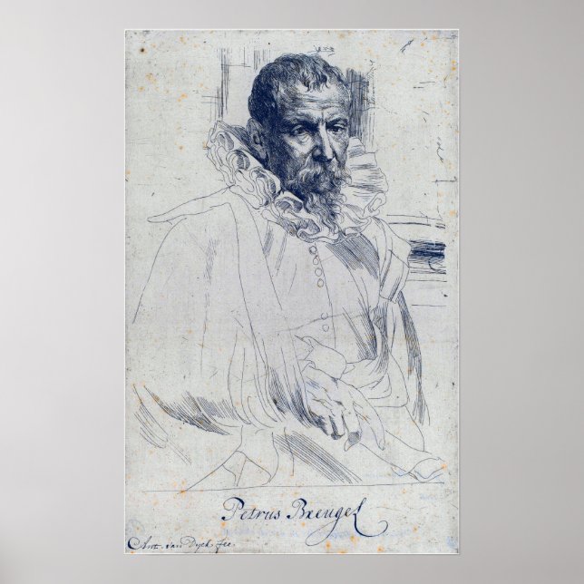 Affiche Van Dyck - Pieter Bruegel Le Jeune (Devant)