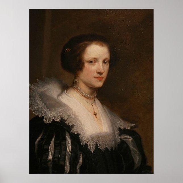 Affiche Van Dyck - Portrait D'Anna Wake (Devant)