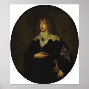 Affiche Van Dyck - Portrait De Charles Louis Elector Pala.