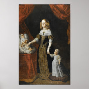 Affiche Van Dyck - Portrait De Louise De La Valliere