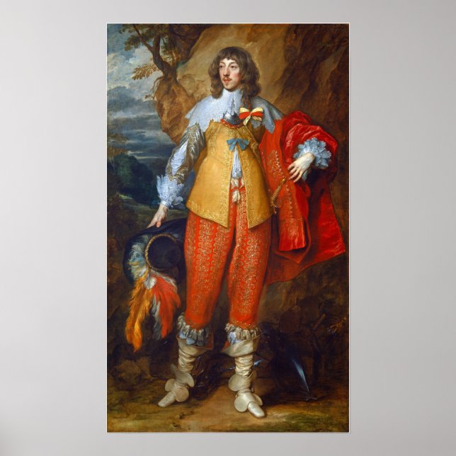 Affiche Van Dyck - Portrait D'Henri II De Lorraine (Devant)