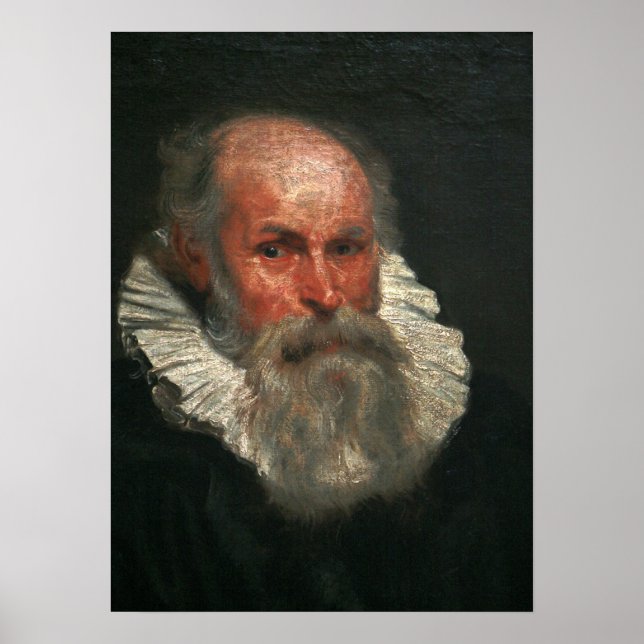 Affiche Van Dyck - Portrait Du Vieux Homme (Devant)