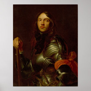 Affiche Van Dyck - Portrait D'Un Homme En Armure Avec Roug