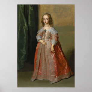 Affiche Van Dyck - Princesse Mary Fille Du Roi Charles...