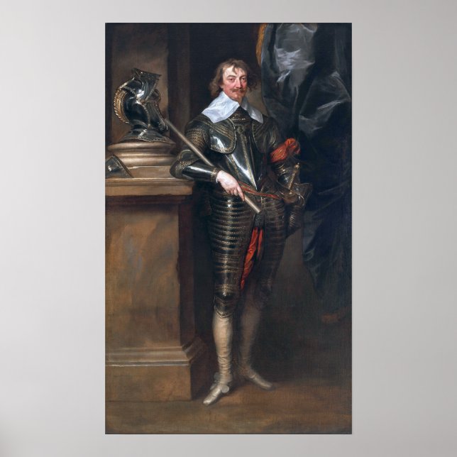 Affiche Van Dyck - Robert Rich Deuxième comte de Warwick (Devant)