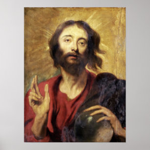 Affiche Van Dyck - Salvator Mundi