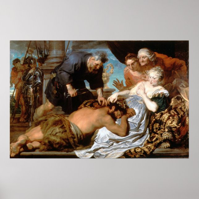 Affiche Van Dyck - Samson et Dalila (Devant)