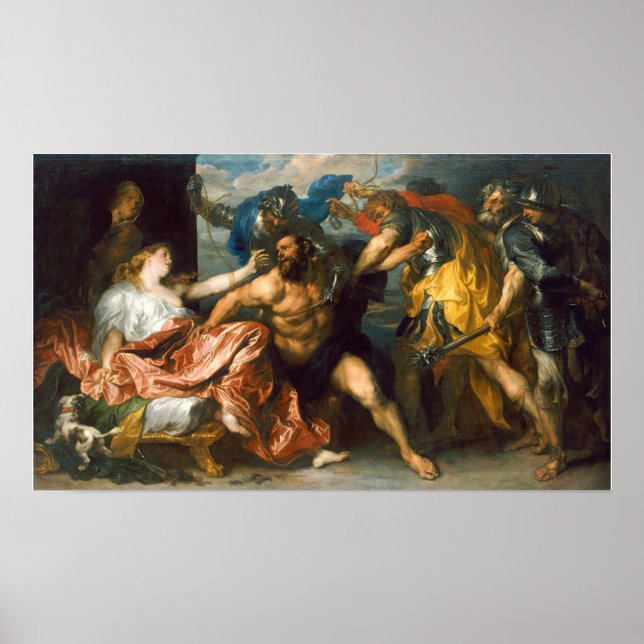 Affiche Van Dyck - Samson Et Delilah (Devant)