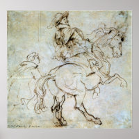 Van Dyck - Study For An Equestrian Albert De Ligne