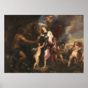 Affiche Van Dyck - Thetis Reçoit Une Nouvelle Armure Pour