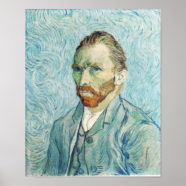 Affiche Van Gogh Autoportrait - Orsay (Devant)
