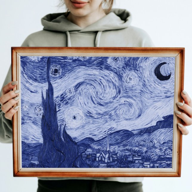 Affiche Van Gogh Blue Rendition de la nuit étoilée (Créateur téléchargé)