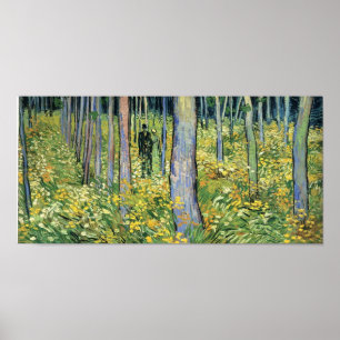 Affiche Van Gogh - broussaille avec deux figures