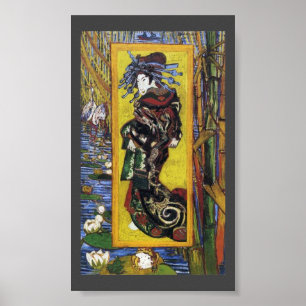 Affiche Van Gogh Célèbre peinture Japonaiserie Oiran-