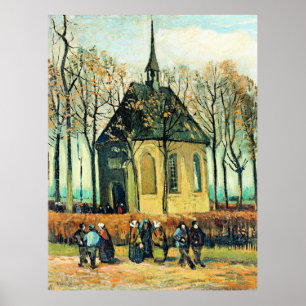 Affiche Van Gogh - Congrégation, Église réformée