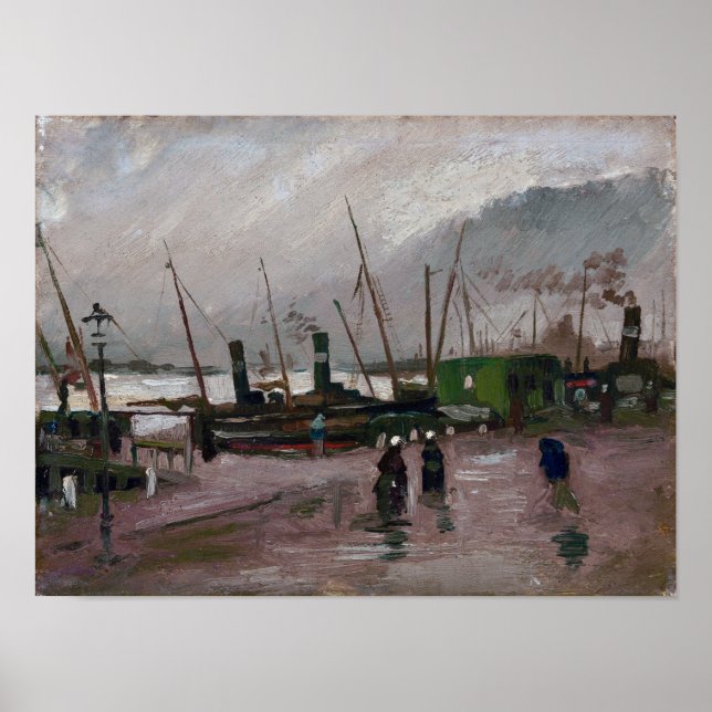 Affiche Van Gogh De Ruijterkade à Amsterdam (Devant)